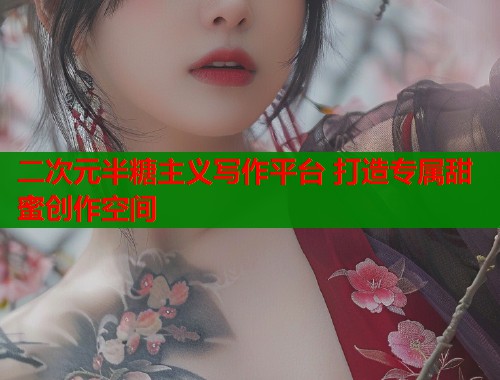 二次元半糖主义写作平台 打造专属甜蜜创作空间 二次元半糖主义写作平台 打造专属甜蜜创作空间
