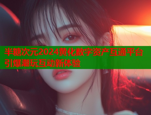 半糖次元2024黄化数字资产互通平台引爆潮玩互动新体验