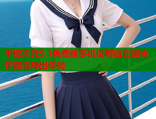 半糖次元9.1免费版多机位剪辑云端协作高清导出体验