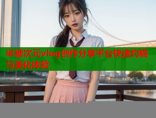 半糖次元vlog创作分享平台快速约稿与美化体验
