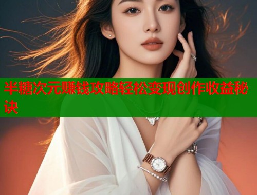 半糖次元赚钱攻略轻松变现创作收益秘诀