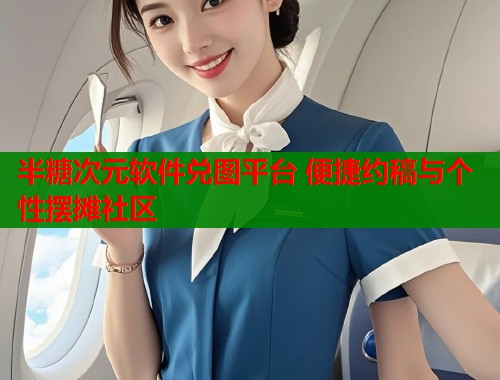 半糖次元软件兑图平台 便捷约稿与个性摆摊社区